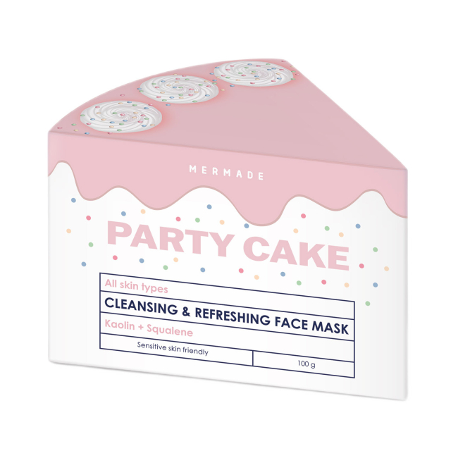 Косметика - Кремовая маска с каолином скваланом и сферами Mermade Party Cake 100 г (MRFS004)#3