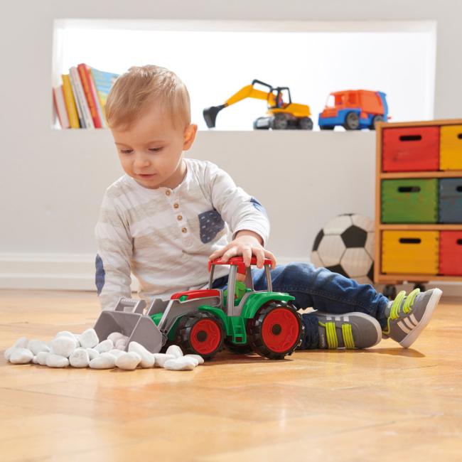 Машинки для малышей - Трактор Lena Truxx с прицепом (4428)#3