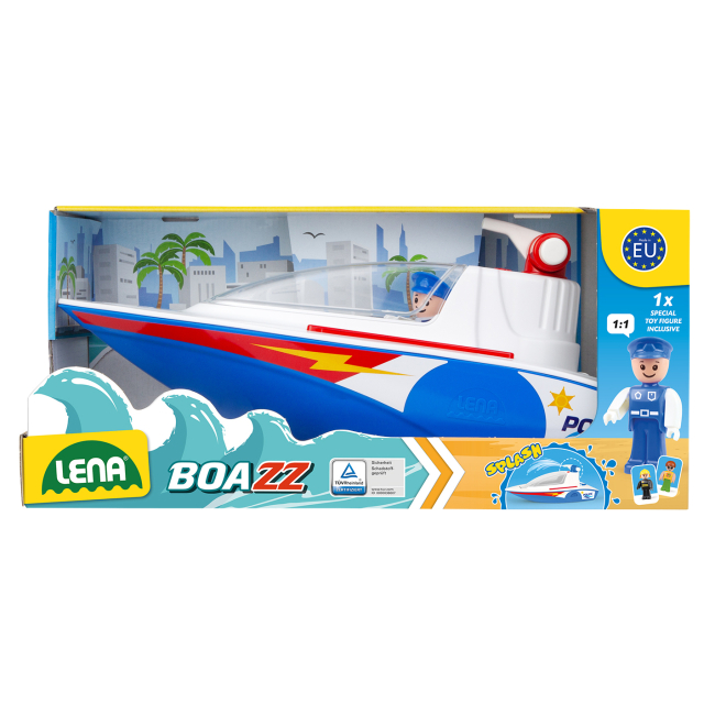 Машинки для малышей - Полицейский катер Lena Boazz (4710)#3