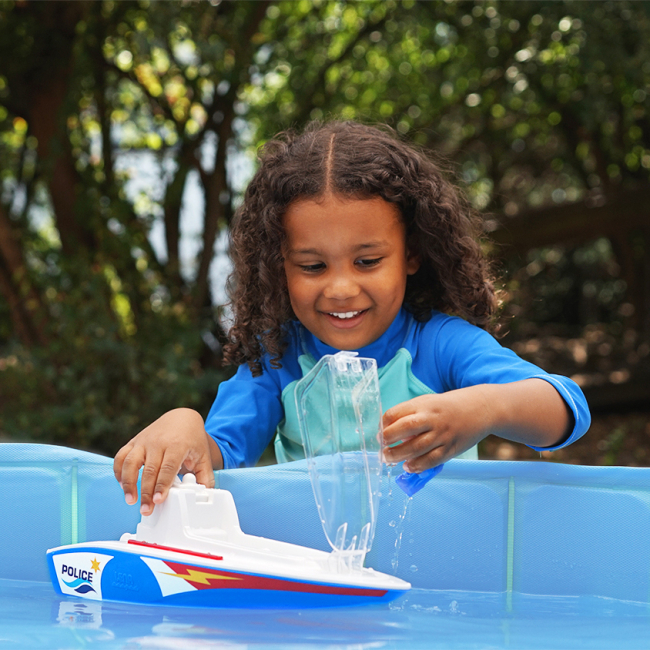 Машинки для малышей - Полицейский катер Lena Boazz (4710)#4