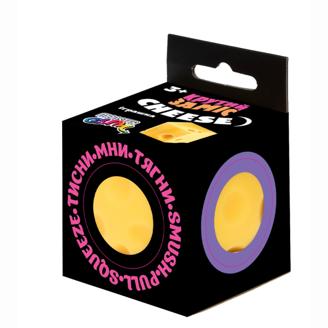 Антистрес іграшки - Іграшка-антистрес Monster Gum Крутий заміс Сир 6 см (T23823)#2