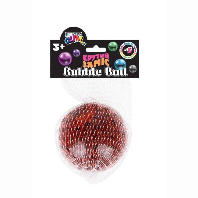 Антистрес іграшки - Іграшка-антистрес Monster Gum Крутий заміс Баблболл червоний (T24575/1)#2