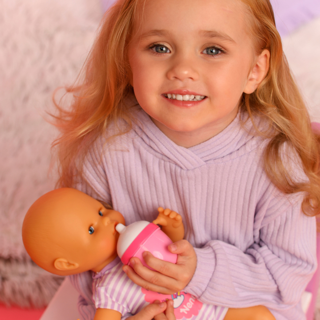 Пупсы - Пупс Nenuco с бутылкой-погремушкой (NFN87000)#4