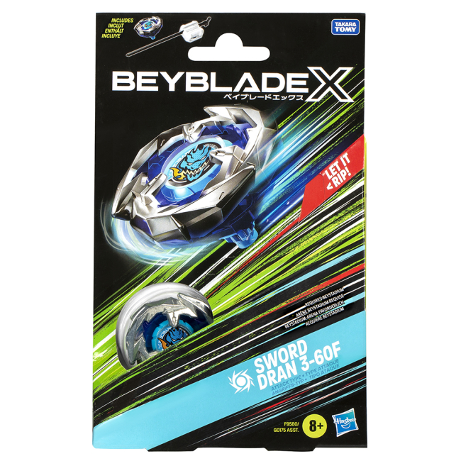 Дзиги та бойові арени - Дзиґа Beyblade X Sword Dran Attack (G0175/F9580)#3