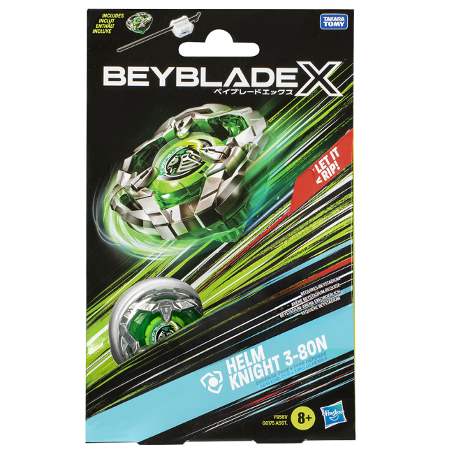 Дзиги та бойові арени - Дзиґа Beyblade X Helm Knight Defense (G0175/F9581)#3
