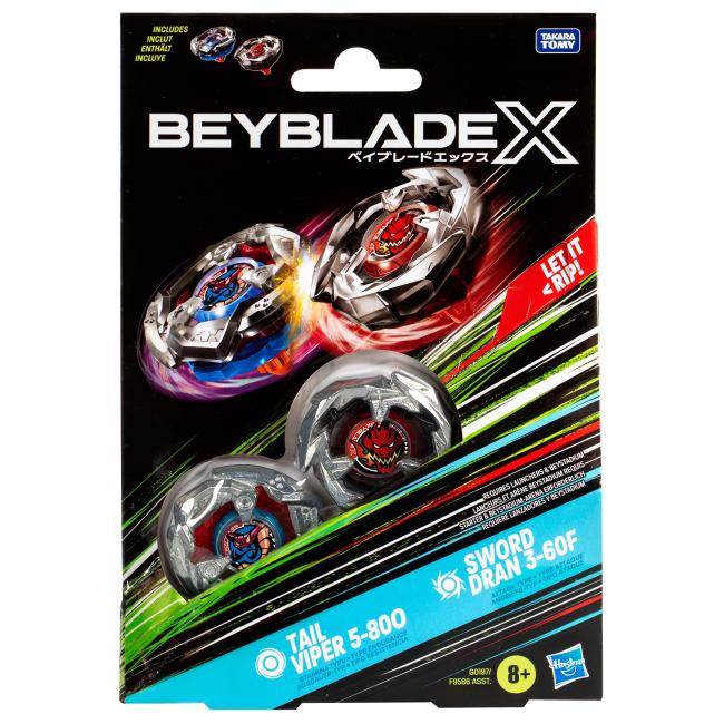 Дзиги та бойові арени - Ігровий набір Beyblade X Дзиґи Tail Viper Sword Dran (F9586/G0197)#2