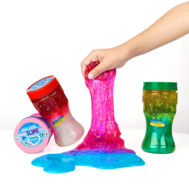 Антистрес іграшки - Слайм Lovin Maxі shine slime kit в асортименті (80144)#2