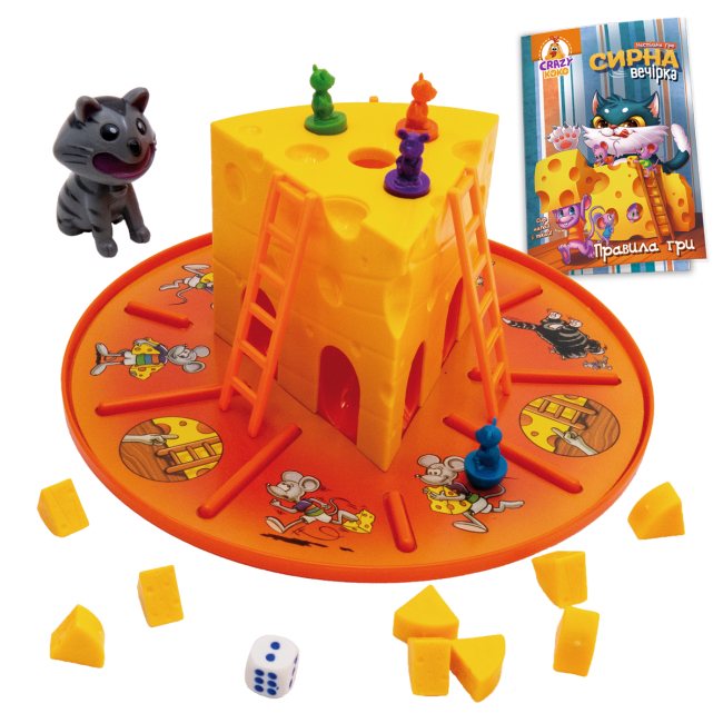 Настольные игры - Настольная игра Vladi Toys Crazy Koko Сырная вечеринка (VT8055-38)#2