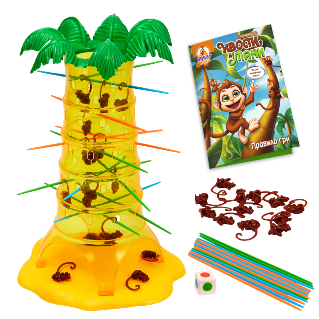 Настольные игры - Настольная игра Vladi Toys Crazy Koko Хвосты и лианы (VT8055-39)#2