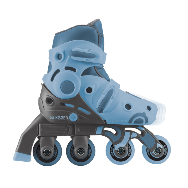 Ролики дитячі - Роликові ковзани Globber 2 в 1 сіро-сині 26-29 (780-200)#3