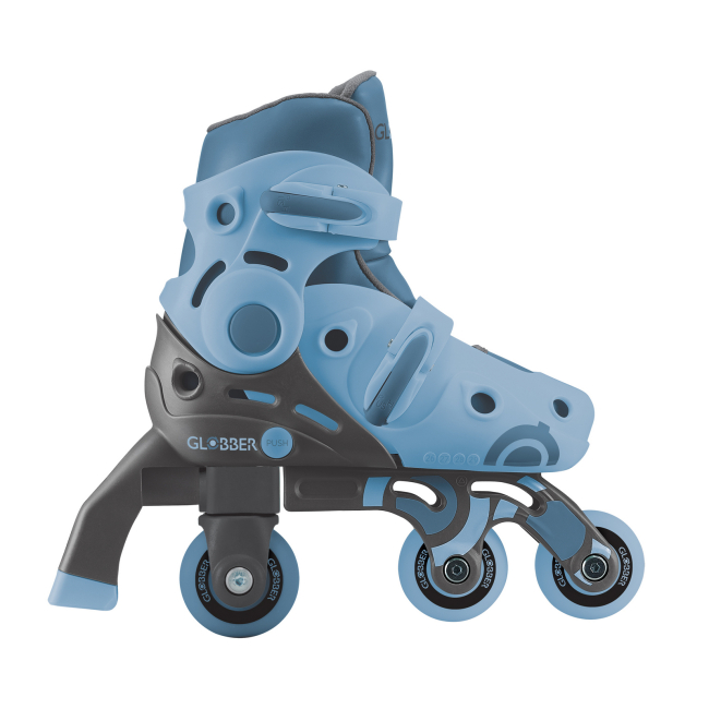 Ролики дитячі - Роликові ковзани Globber 2 в 1 сіро-сині 26-29 (780-200)#4