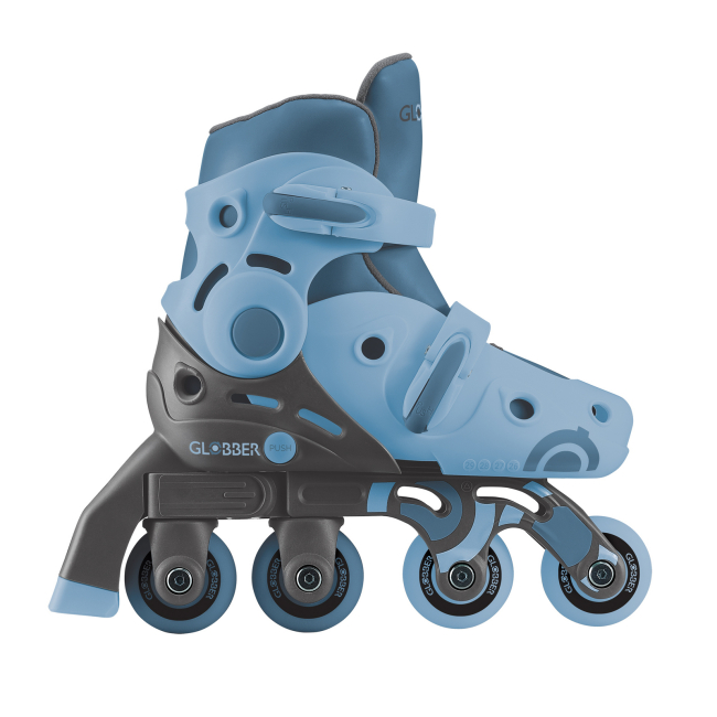 Ролики дитячі - Роликові ковзани Globber 2 в 1 сіро-сині 30-33 (783-200)#3