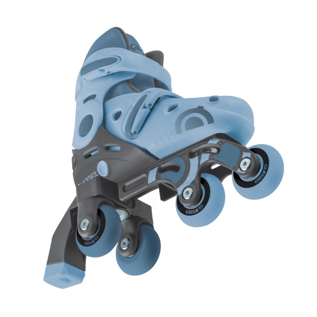 Ролики дитячі - Роликові ковзани Globber 2 в 1 сіро-сині 30-33 (783-200)#6