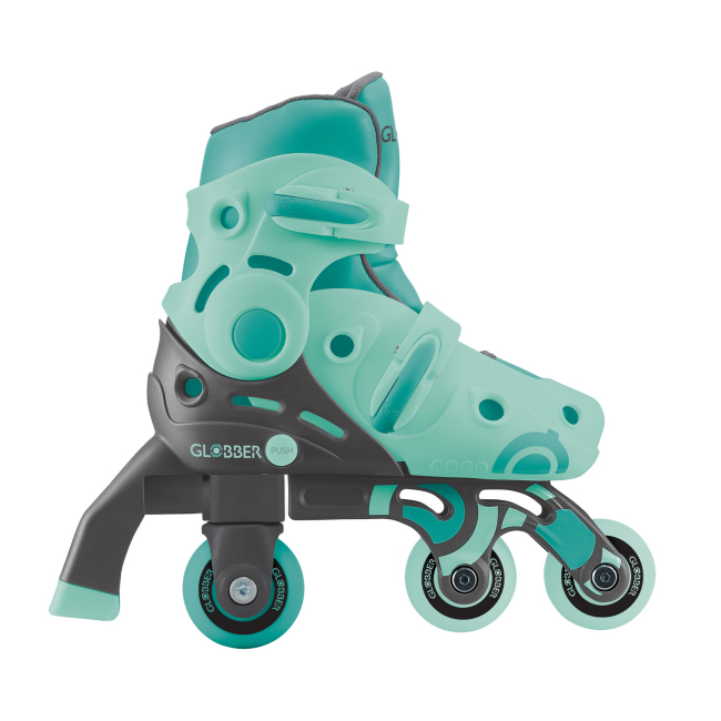 Ролики дитячі - Роликові ковзани Globber 2 в 1 м'ятно-зелені 30-33 (783-206)#4