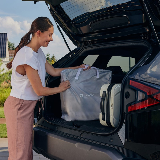 Манежи - Приставная кроватка Lionelo Malin Evo beige natural (5903771708487)#9