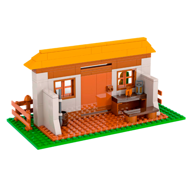 Конструкторы с уникальными деталями - Конструктор IBLOCK Junior Mavka Украинский домик (PL-921-521)#2