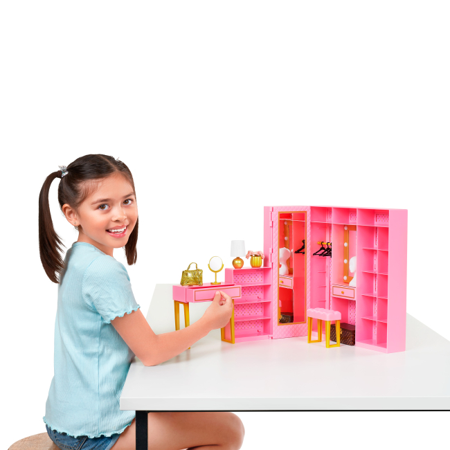 Мебель и домики - Игровой набор Mini brands Wardrobe Гардероб мечты (77425)#10