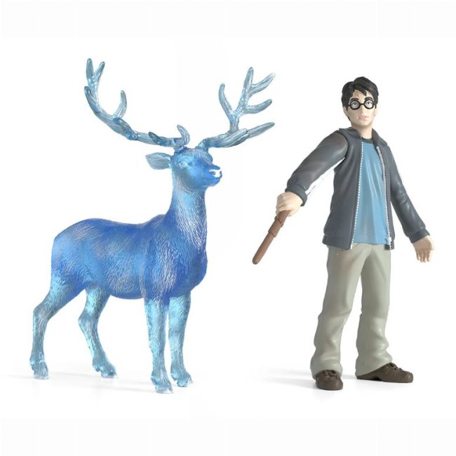 Фигурки персонажей - Набор фигурок Schleich Гарри Поттер и Олень Патронус (42680)#2