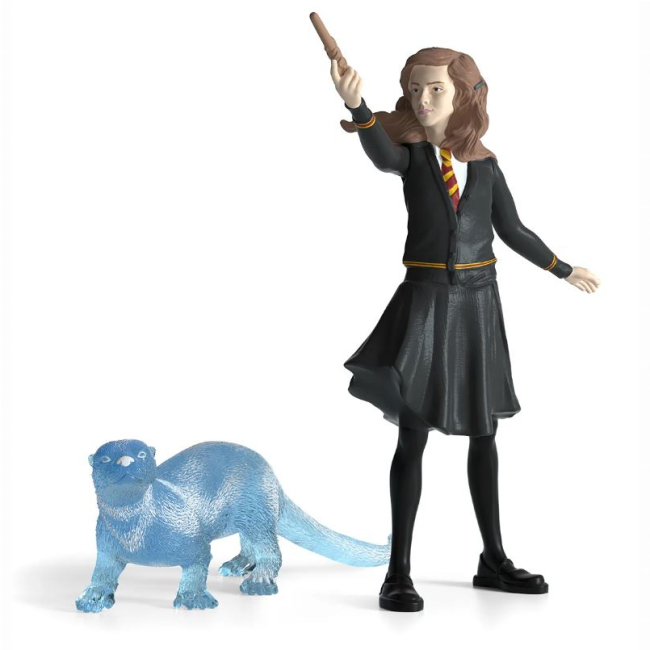 Фигурки персонажей - Набор фигурок Schleich Гермиона и выдра Патронус (42681)#2