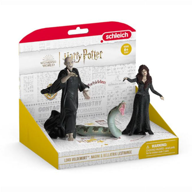 Фигурки персонажей - Набор фигурок Schleich Волдеморт, Нагайна и Белатриса (42684)#4