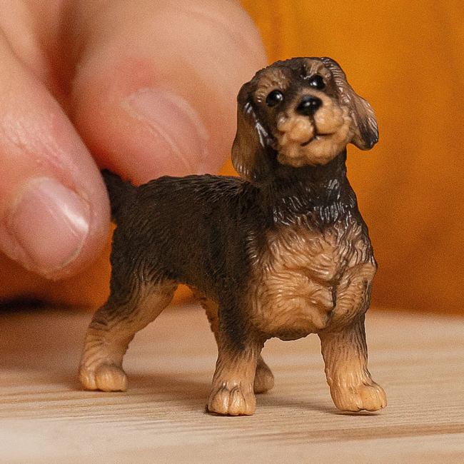 Фигурки животных - Фигурка Schleich Жесткошерстная такса (13972)#2