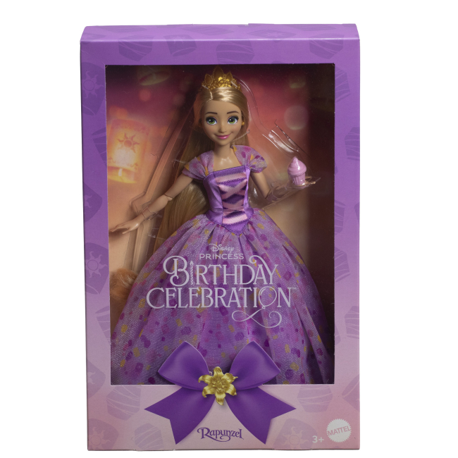 Ляльки - Лялька Disney Princess Рапунцель Особливий день народження (HYC38)#4