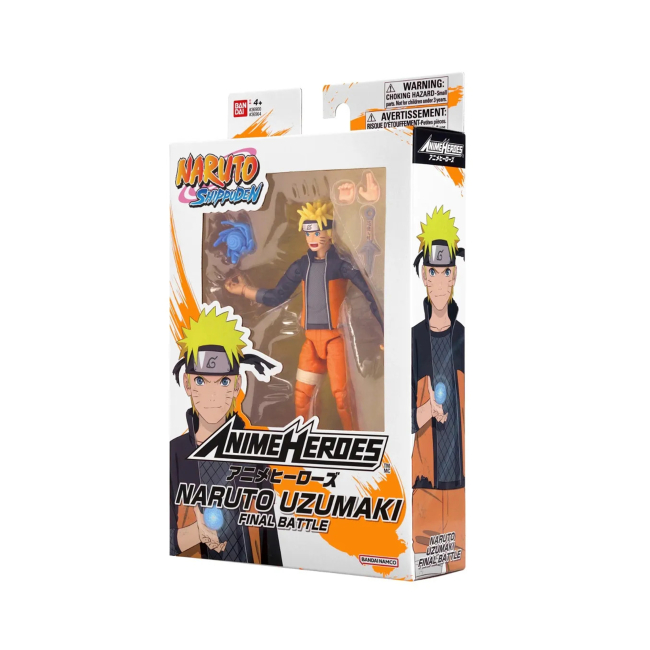 Фигурки персонажей - Фигурка Bandai Anime Heroes Naruto Shippuden Наруто Узумаки (123755)#6