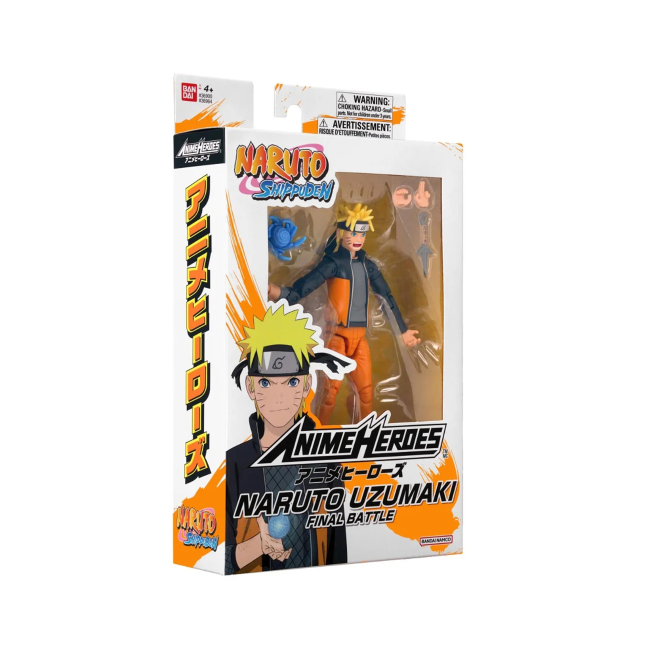 Фигурки персонажей - Фигурка Bandai Anime Heroes Naruto Shippuden Наруто Узумаки (123755)#7