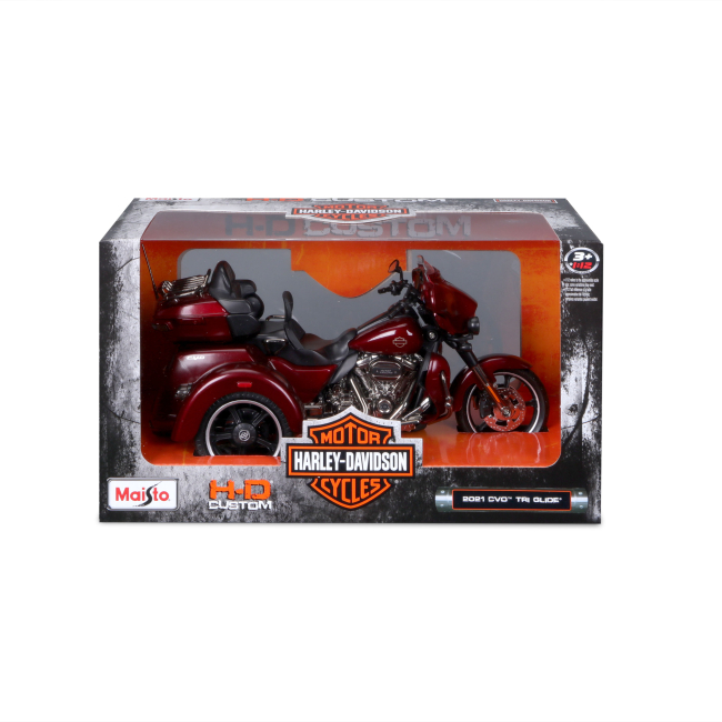 Автомоделі - Мотоцикл Maisto Harley-Davidson Motorcycles 2021 CVO Tri Glide (32337 met. red)#6