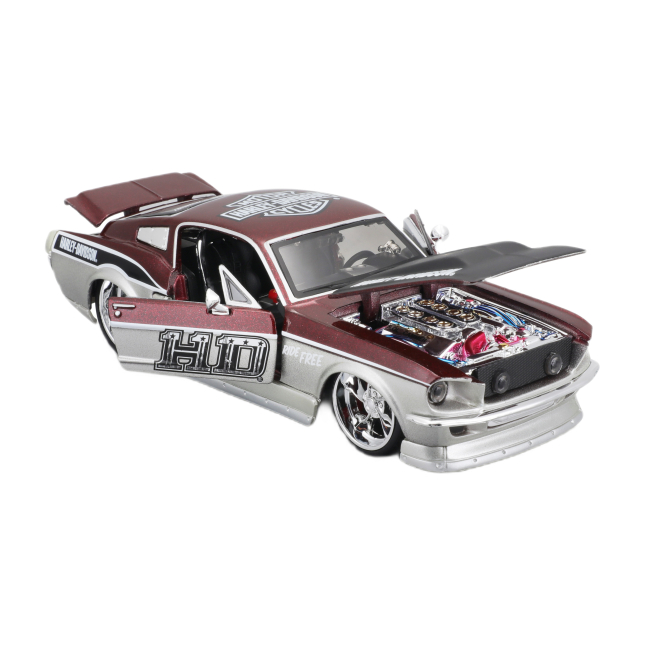 Автомодели - Автомодель Maisto Harley-Davidson Custom 1967 Ford Mustang GT (32160/32168)#7