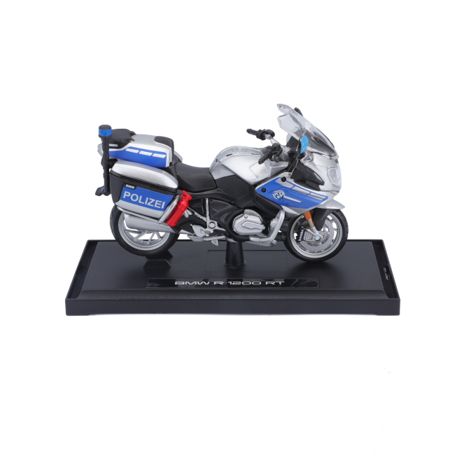 Транспорт і спецтехніка - Мотоцикл Maisto Authority police BMW R 1200 RT Germany Polizei (32306/15953 SILVER)#6