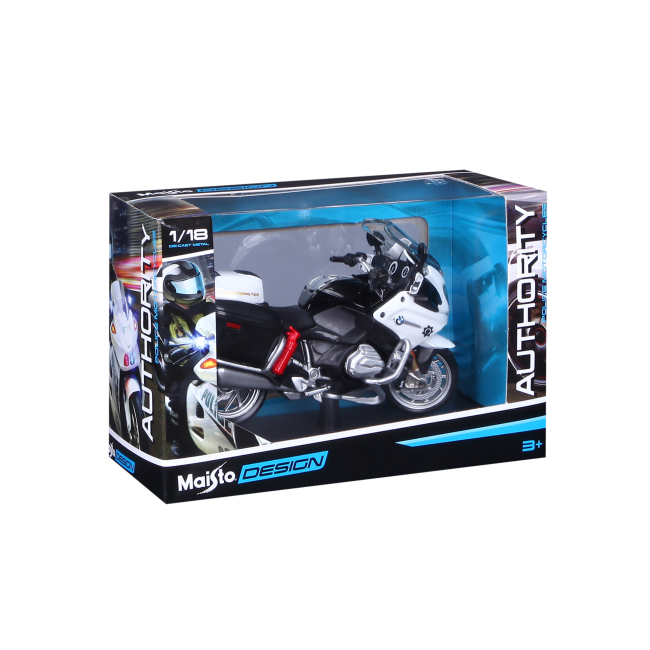 Транспорт і спецтехніка - Мотоцикл Maisto Authority police BMW R 1200 RT US CHP version (32306/15953 BLACK/WHITE CHP)#8