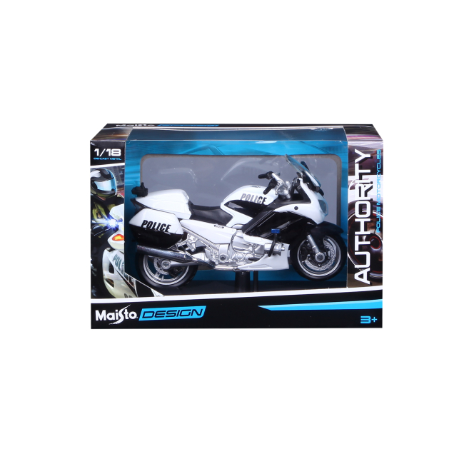 Транспорт і спецтехніка - Мотоцикл Maisto Authority police Yamaha FJR 1300A Generic (32306/15952 WHITE/BLACK)#7