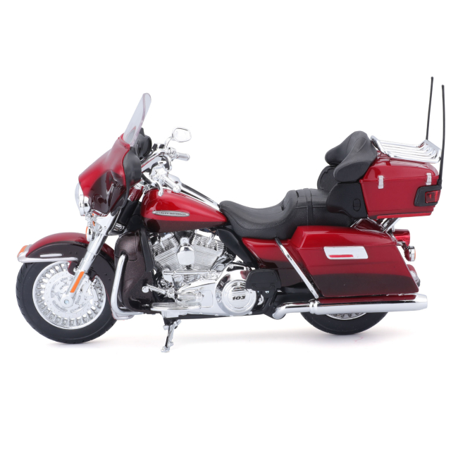 Автомоделі - Мотоцикл Maisto Harley-Davidson Motorcycles With Stand H-D 2013 Electra Glide Ultra Limited Met Red (32320/32323)#3
