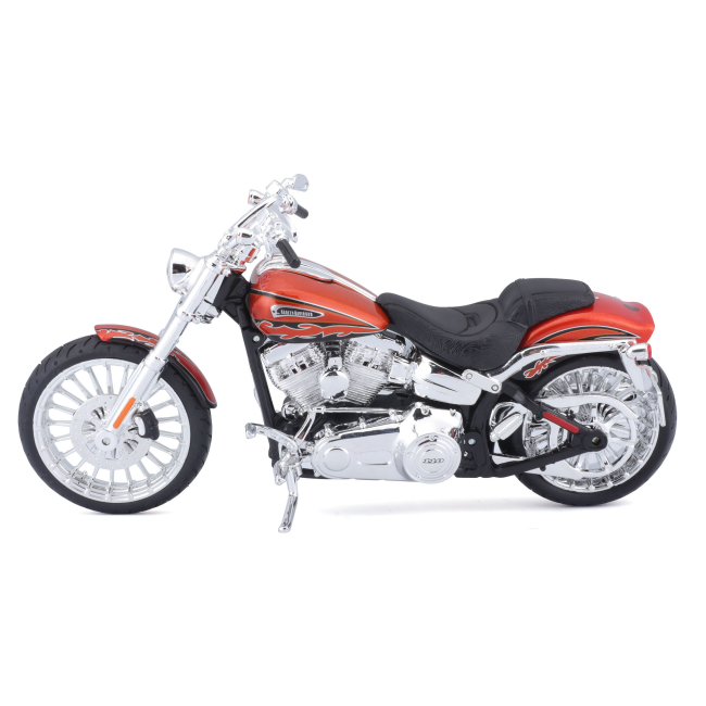 Автомоделі - Мотоцикл Maisto Harley-Davidson Motorcycles With Stand H-D Fxsbse Cvo Breakout Metallic Orange (32320/32327)#2
