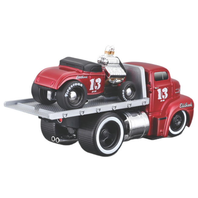 Транспорт і спецтехніка - Набір Maisto Muscle Machines 1950 Ford COE Flatbed 1932 Ford Roadster (11532/11540)#3