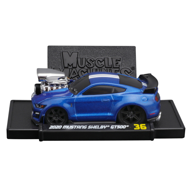 Автомоделі - Автомодель Maisto Muscle Mustang Shelby GT500 2020 metallic blue (15526/15576)#4
