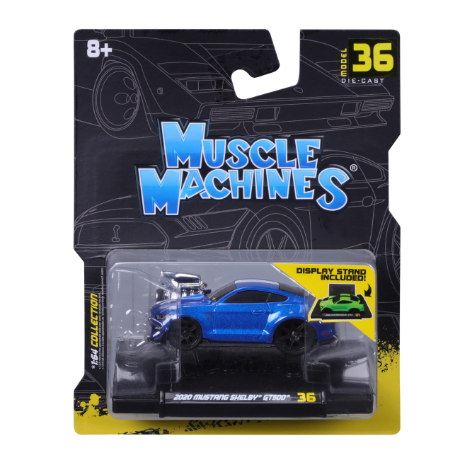 Автомоделі - Автомодель Maisto Muscle Mustang Shelby GT500 2020 metallic blue (15526/15576)#5