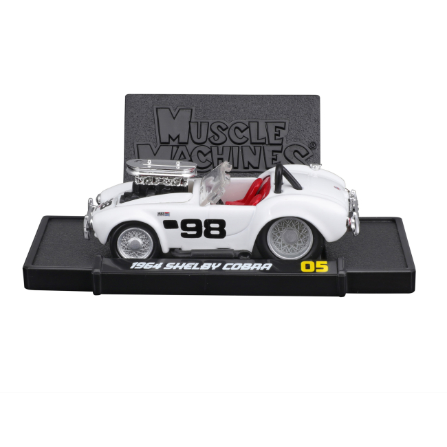 Автомодели - Автомодель Maisto Muscle Shelby Cobra 1964 white (15526/15551)#4