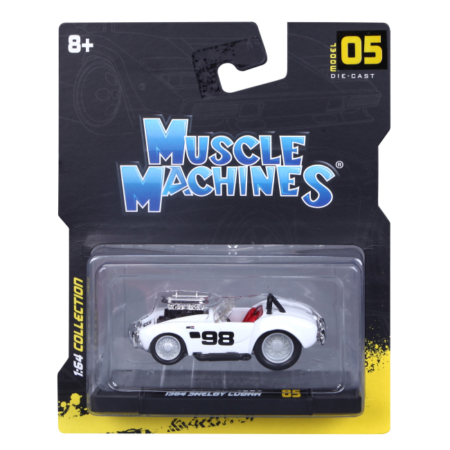 Автомодели - Автомодель Maisto Muscle Shelby Cobra 1964 white (15526/15551)#5