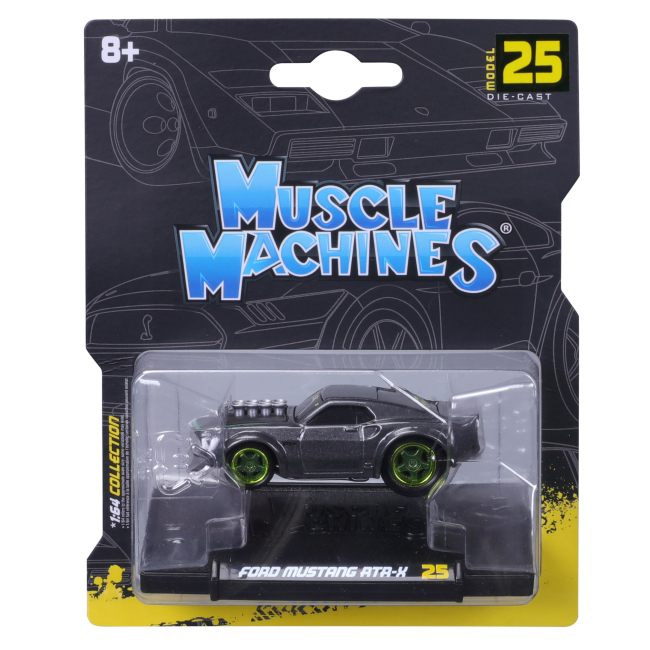 Автомоделі - Автомодель Maisto Muscle 1969 Ford Mustang Rtr-X Metallic grey (15526/15565)#5