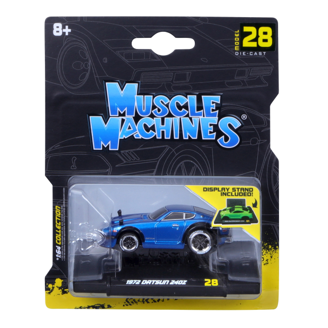 Автомоделі - Автомодель Maisto Muscle 1972 Datsun 240z Metallic blue (15526/15568)#4