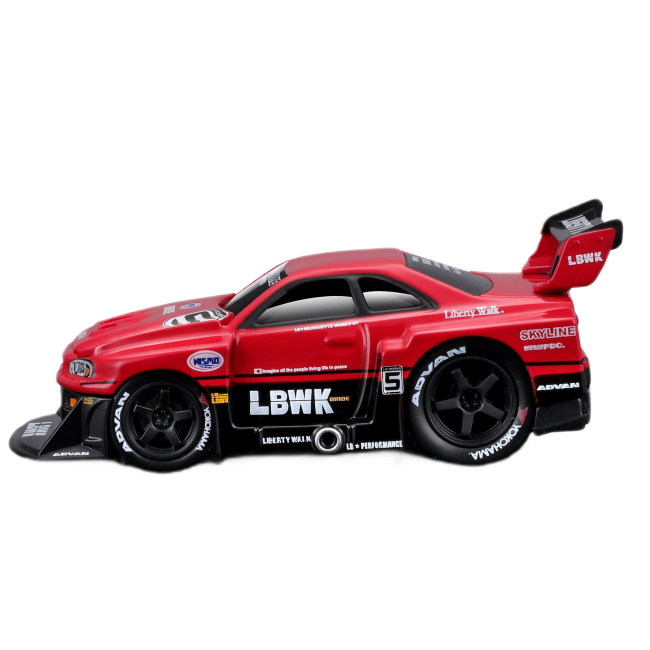 Автомоделі - Автомодель Maisto Muscle Nissan Skyline GT-R R34 1999 red (15526/15566)#2