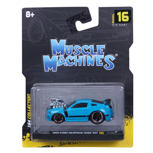 Автомоделі - Автомодель Maisto Muscle Ford Mustang Boss 302 Blue (15526/15544)#5