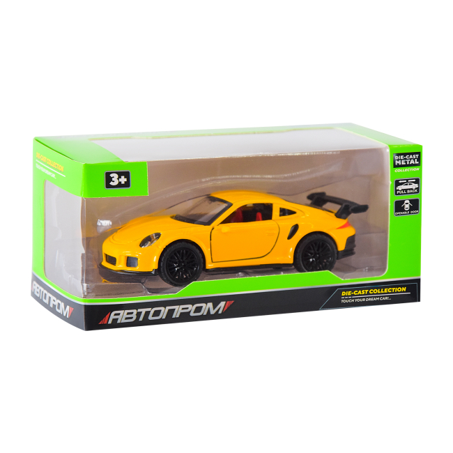 Автомодели - Автомодель Автопром желтая 1:32 (AP74109/1)#4