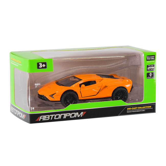 Автомоделі - Автомодель Автопром помаранчева 1:32 (AP74111/2)#3