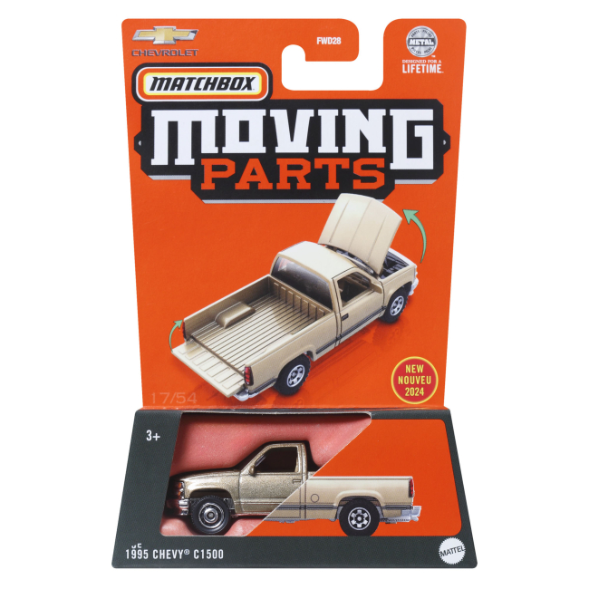 Автомодели - ​​Автомодель Matchbox Moving parts 1995 Chevy C1500 (FWD28/HVM83)#4