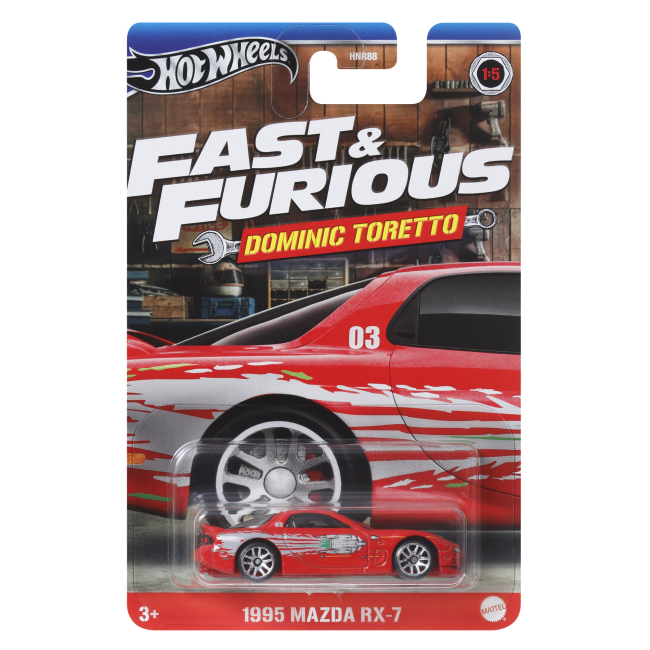 Автомодели - ​​Автомодель Hot Wheels Форсаж 1995 Mazda RX-7 (HNR88/HRW46)#3