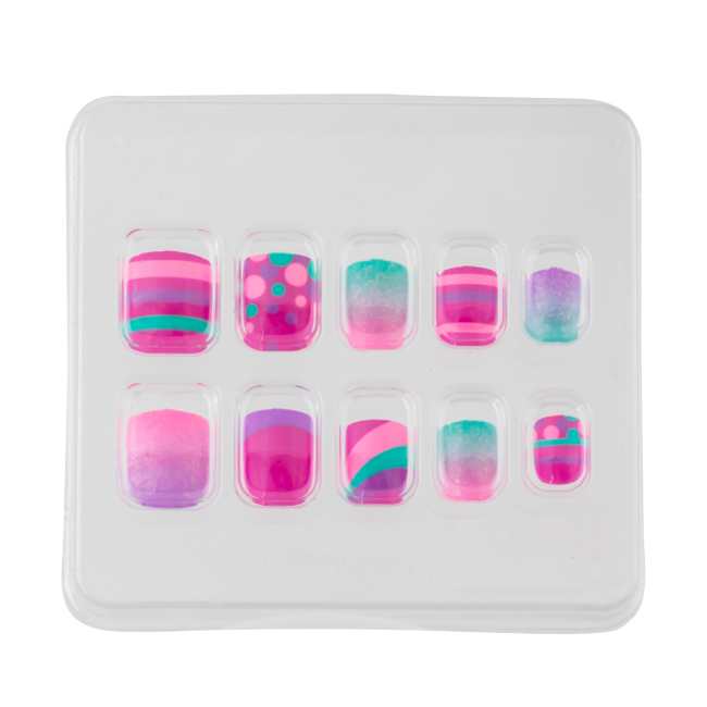 Косметика - Детские накладные ногти Lukky The purples (T20807)#2