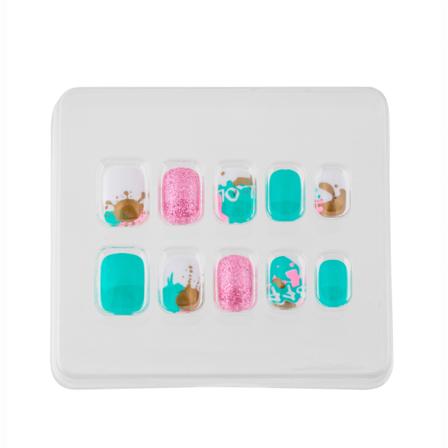 Косметика - Дитячі накладні нігті Lukky Crazy Spots (T20809)#2